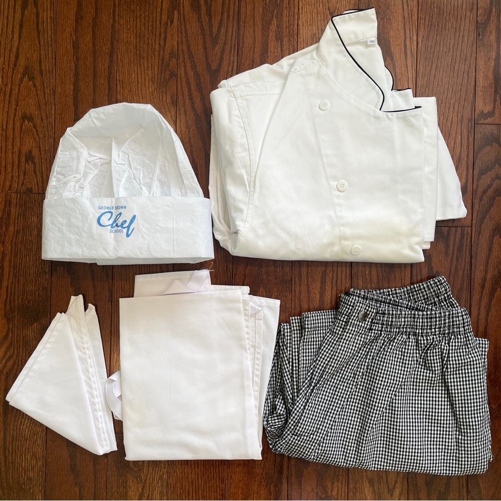 6pcs George Brown College Chef Uniform Set